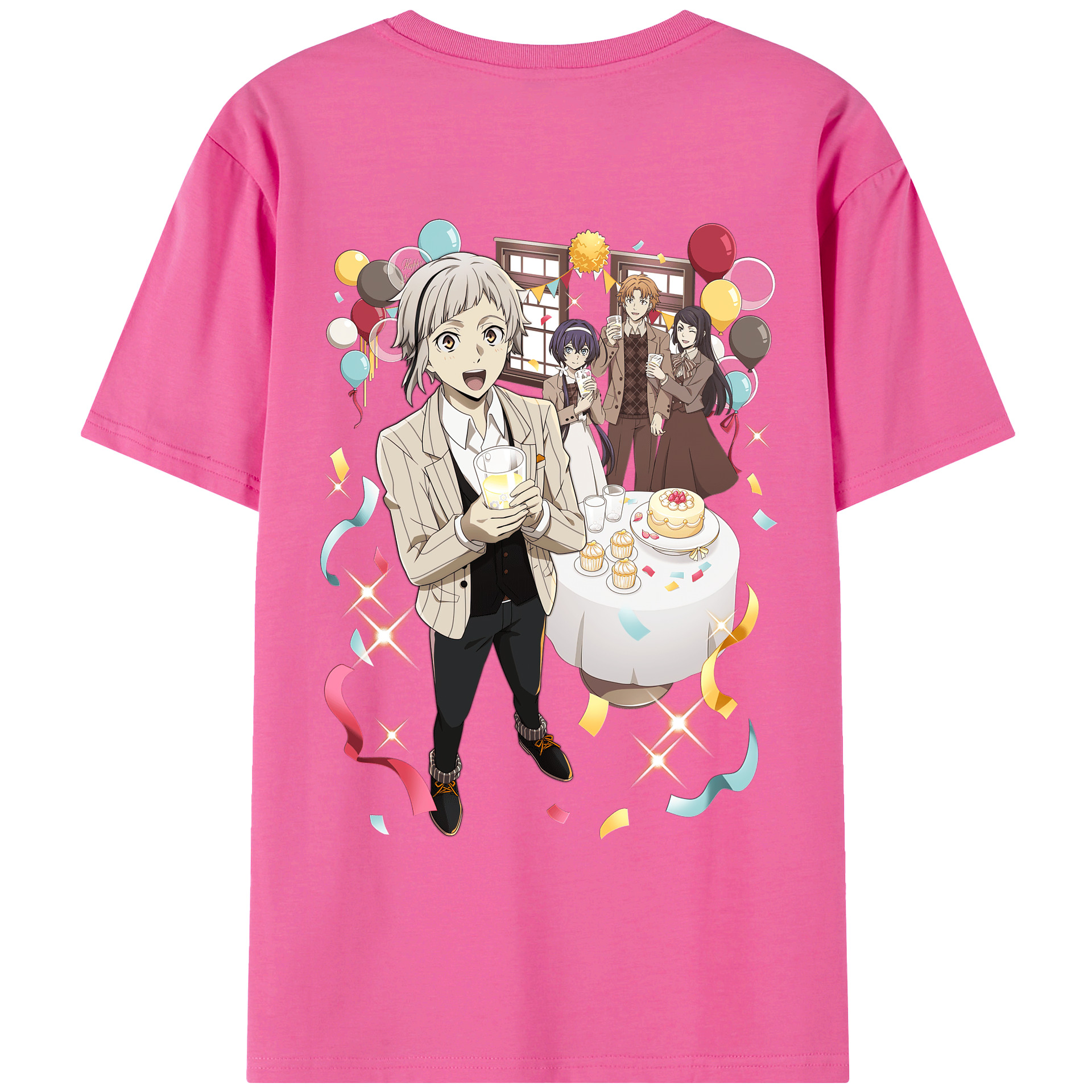 （画像用） 文豪ストレイドッグス Bungo Stray Dogs レディース半袖Tシャツ(バックプリント)